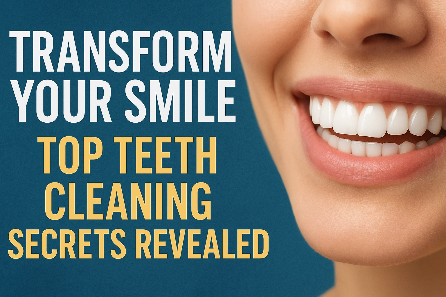 Transform Your Smile: Top Teeth Cleaning Secrets Revealed