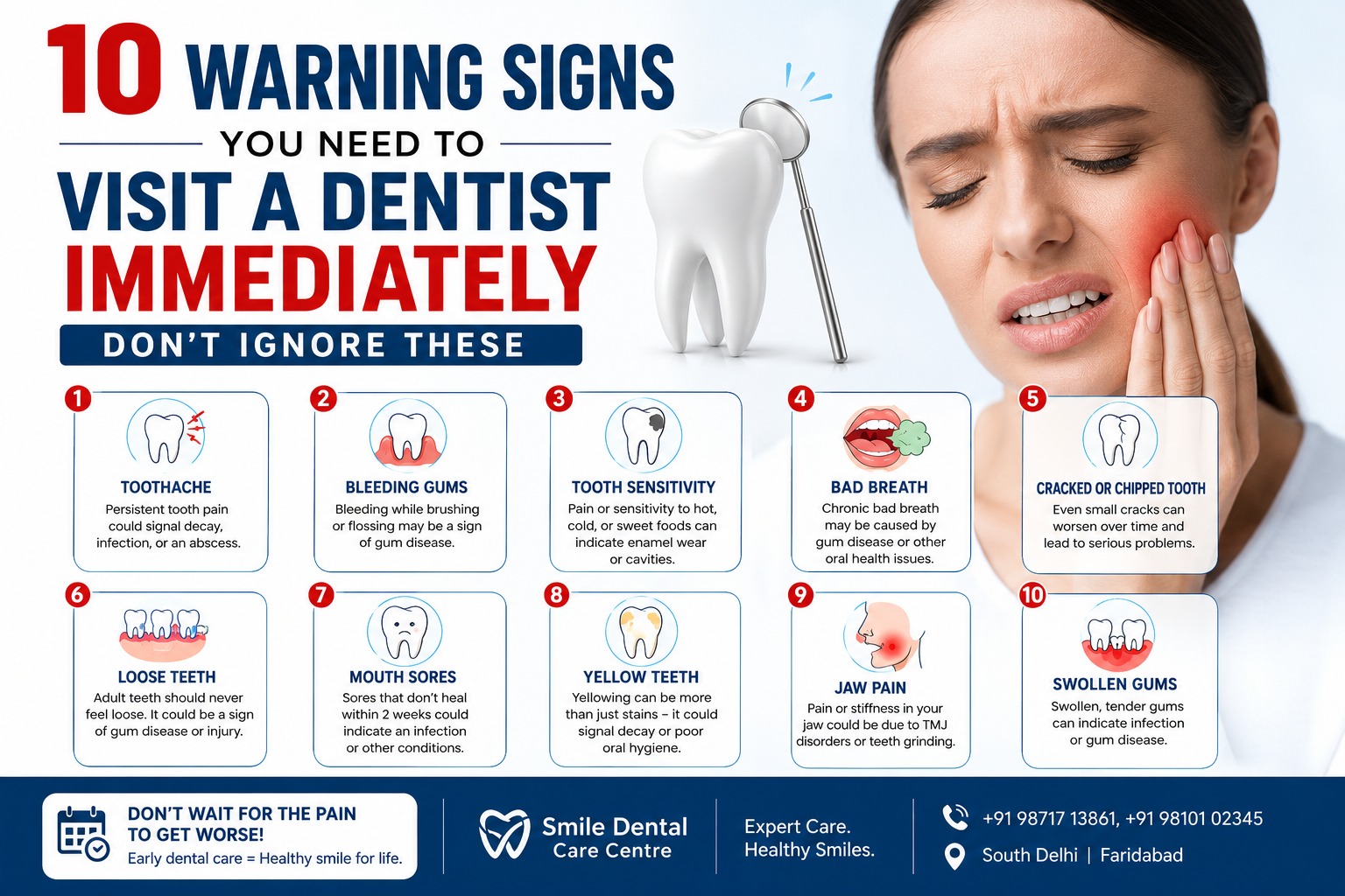 10 Warning Signs You Need to Visit a Dentist Immediately — Don't Ignore These