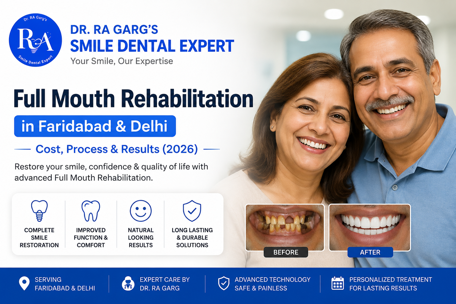 a clean promotional dental clinic banner advertise